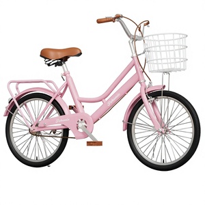 <span class=keywords><strong>Bicicleta</strong></span> Ligera para Mujer Adulta, 18/20/22/24 Pulgadas, Cuadro <span class=keywords><strong>de</strong></span> Acero <span class=keywords><strong>de</strong></span> Alto Carbono, Capacidad <span class=keywords><strong>de</strong></span> Carga <span class=keywords><strong>de</strong></span> 150 kg, Sin Suspensión en la Horquilla, para Ciudad - Product Image 1