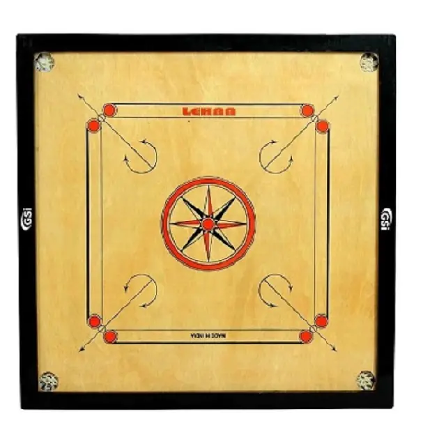 Alta qualidade placa de madeira carrom Border Size 2x1.5 polegadas Carrom Board Game Classic Strike e Pocket Table Game
