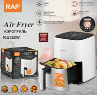 Friteuse à air électrique sans huile RAF 3L, antiadhésive, prise VDE, friteuse à air numérique, Freidora De Aire, pour les petites portions