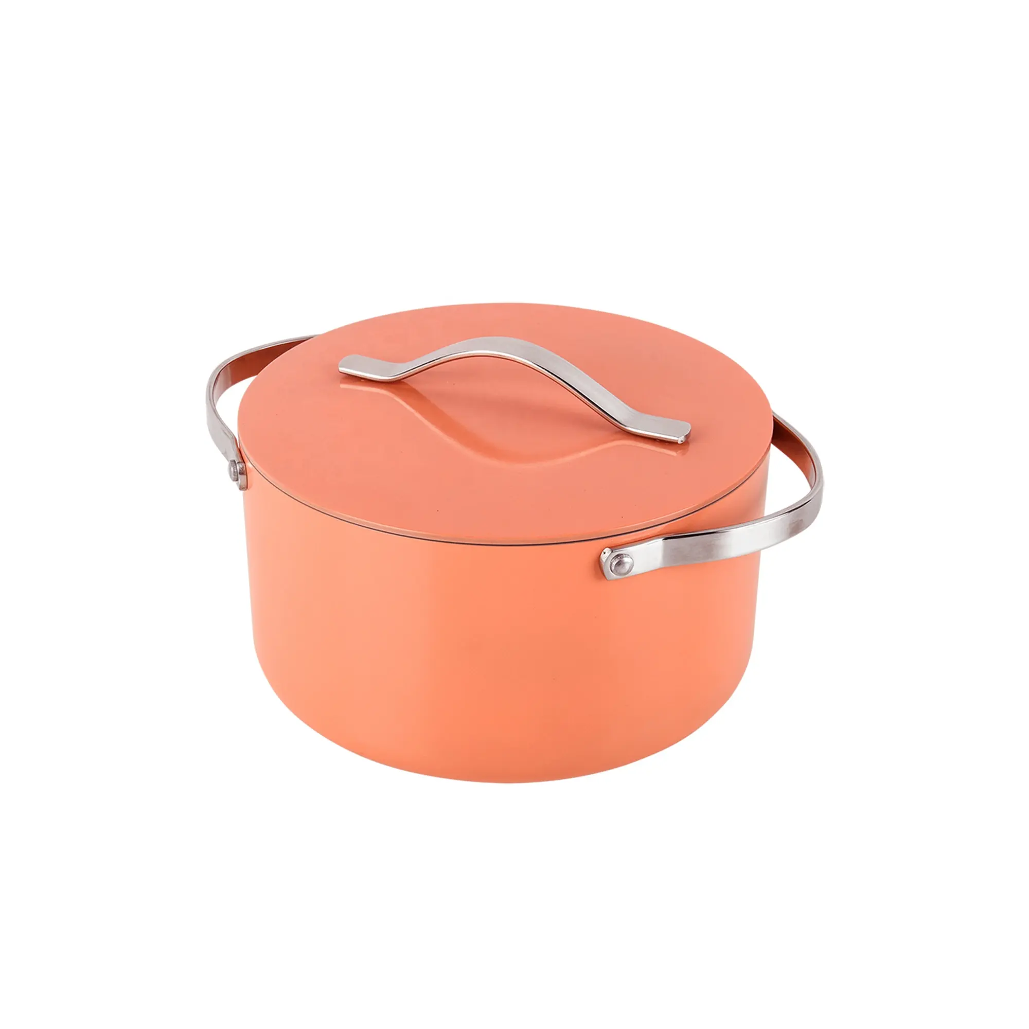 Popular ceramic cooking pot with aluminum lid