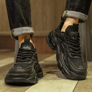 Chaussures de course décontractées pour hommes de couleur rétro classique, respirantes, à semelle épaisse, à lacets, en maille fermée, chaussures de sport d'été, chaussures de <span class=keywords><strong>jogging</strong></span> neuves - Product Image 5