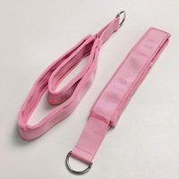 Sangles de fitness à anneaux en D pour entraînement à domicile, doubles boucles, rembourrées en polaire, équipement de Pilates, sangles d'exercice, accessoires de yoga