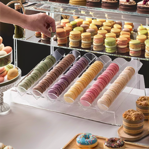 <span class=keywords><strong>Support</strong></span> de Présentation Portable Personnalisé en Acrylique pour Cartes, Plateau et Barre de Présentation pour Pâtisserie, Mariages, Traiteur et Fêtes - Product Image 2