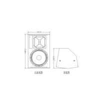Sistem Speaker Box Profesional Hipower 10 Inch Dua Arah Full Range 4 Ohm Tahan Air QG-10