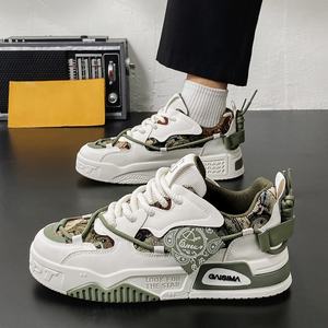 Zapatillas de running casuales para hombre 2026 con diseño exclusivo, zapatillas blancas para todas las estaciones, suela gruesa con cordones para otoño, antideslizantes - Product Image 3