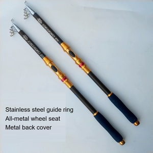 Canne à pêche télescopique en fibre de verre pour eau salée et eau douce, 2,1-3,6 m, en stock, vente en gros, prix abordable - Product Image 4