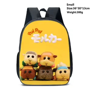2022 Children school backpack guinea pig cart cartoon animals design boy girls kindergarten kids school bags
