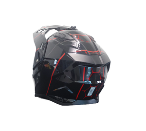 Nouveau <span class=keywords><strong>casque</strong></span> de moto de course modulaire en ABS de qualité supérieure pour hommes, double visière, déverrouillage rapide, design tout-terrain personnalisé, <span class=keywords><strong>cross</strong></span>-riding, DOT/ECE - Product Image 5