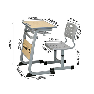 Meubles scolaires <span class=keywords><strong>en</strong></span> gros : Ensemble moderne de <span class=keywords><strong>table</strong></span> et chaise pour élèves de maternelle et primaire, idéal pour la maison et les enfants - Product Image 3