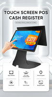 10.1 pouces 15.6 pouces double écran caisse enregistreuse tablette PC tout en un tablette Pos Android point de vente signalisation numérique