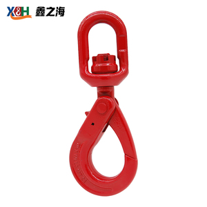 וו הרמה מסתובב כבד G80 עם תפס, וו הרמה מסתובב עם נעילה עצמית, וו הרמה מסתובב עם תפס, דרגה 80, וו הרמה מסתובב עם תפס, וו הרמה מסתובב עם תפס, וו הרמה מסתובב עם תפס, וו הרמה מסתובב עם תפס. - Product Image 5