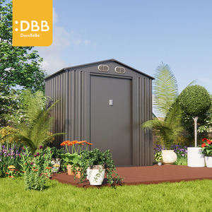 8X10 फुट धातु शेड उद्यान धातु उपकरण और बाइक सबसे अच्छा बेचने क्षैतिज आउटडोर भंडारण शेड - Product Image 4