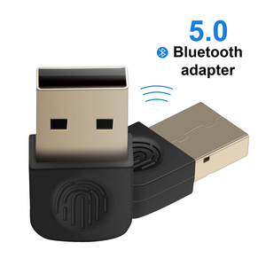 มินิบลูทูธ 5.0 ไดรเวอร์เลส USB อุปกรณ์รับสัญญาณการ์ดเครือข่ายความเร็วสูงอะแดปเตอร์บลูทูธสำหรับวินโดว์ 10/8.1 เดสก์ท็อปแล็ปท็อป - Product Image 1