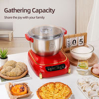 Petit robot pâtissier automatique 6L 8L en acier inoxydable pour la cuisine, avec fonctions de pétrin, diviseur de pâte, mélangeur et mixeur