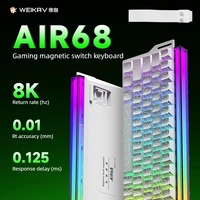 Weikav AIR68 Magnetic Switch Keyboard with Light Box Wired RT0.01MM 8Khz 0.125ms Low Latency Game Keyboard Customization