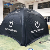 Tente de tuning de voiture de performance imprimée sur mesure tente à dôme gonflable gazebo de course de rallye pour le sport de moto en plein air