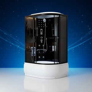 Box Doccia Scorrevole Moderno Boye per Hotel, con Telaio in Acciaio Inox Lucido e Vetro Temperato, Garanzia 3 Anni, per Appartamenti e Ville - Product Image 1