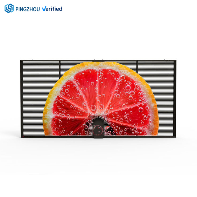Store Window Transparent Screen Digital LED Screen Panel P3.91P7.82 Glass Window High Transparency Animated LED Display Screen