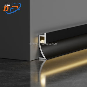 Dafuxin Hôtel moderne Alliage d'aluminium Garniture décorative <span class=keywords><strong>Plinthe</strong></span> <span class=keywords><strong>Plinthe</strong></span> Profil d'éclairage LED - Product Image 2