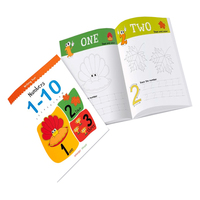 Couverture souple Dessin Écriture Livres d'apprentissage Réutilisable Effaçable Magique Traçage Cahier Sank Pen Control Training Book