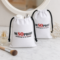 Sac en coton avec cordon de serrage, logo personnalisé et impression sérigraphique, fabriqué dans le Guangdong, Chine