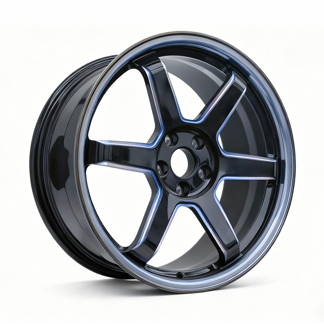 LUXURY TE37 Forged 17 18 19 20 21 22 Inch Machined Surface Passenger Car Alloy Wheel Gradient 5 Spoke Rim for Toyota Racing Car