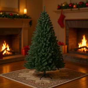 Homeera Artificial Christmas Tree 6 Ft Pine Green Indoor Standing Easy Installation No Lights Included - Product Image 2