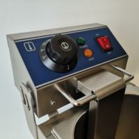 Friteuse électrique à induction à réservoir unique pour usage commercial, idéale pour les foyers, les restaurants et les commerces alimentaires, équipement de cuisine