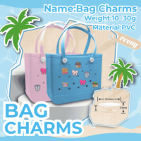 Accessoires de décoration personnalisés pour sacs : Strass, perles, chaînes métalliques, inserts pour sacs de plage et breloques pour sacs de plage scintillants pour l'été et le bord de mer