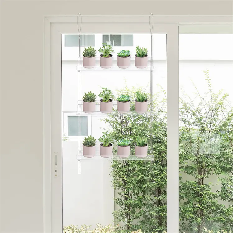 Creative מקורה עיצוב עיצוב הבית פרח צמח דוכן תצוגת אחסון מדף מתלה לצמחים
