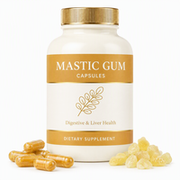 Gélules de Gomme Mastic Naturelle OEM – Prix Fabricant – Complément Nutritionnel pour la Fonction Digestive et la Santé du Foie