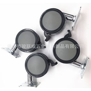 Furniture Casters <b>Swivel</b> With Brake 80mm Diameter Durable For Bedside <b>Table</b> Chair Storage Rack - Product Image 5