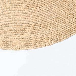 Chapeau Fedora de Luxe en Paille de Raphia Tressée, Chapeau Panama Fantaisie Tissé à la Main pour Hommes et Femmes, Idéal pour les Vacances d'Été, les Voyages, la Pêche et les Activités de Plein Air - Product Image 5