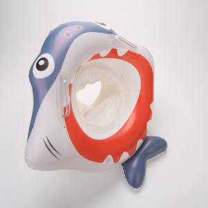 Anillo de natación para bebé, anillo inflable con asiento de animales de dibujos animados para niños de 0 a 3 años, flotador para axilas, anillo de natación de 60cm de diámetro - Product Image 2