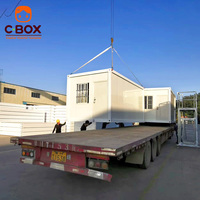 Cbox Espace de vie portable, logement modulaire, assemblage rapide, maison préfabriquée en conteneur détachable