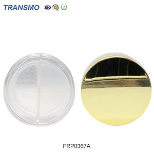 Envase de Polvo Compacto Transparente de Calidad OEM, Etiqueta Privada, Estuche de Polvo Compacto Redondo Vacío para Cosméticos - Product Image 1
