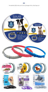 인기있는 애완 동물 개 목걸이 진드기 전체 크기에 맞는 모든 강아지 소형 중형 대형 개 진드기 칼라 - Product Image 3