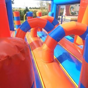 <span class=keywords><strong>Course</strong></span> d'obstacle gonflable pour avion, haute qualité, château à rebond avec toboggan - Product Image 2
