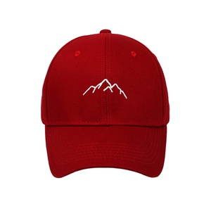 Gorras de Béisbol de Lona con Bordado de Cadena de Montañas, Estilo Deportivo Urbano, Ajustables con Cierre a Presión, Unisex, Gorras de Moda para Papá - Product Image 1
