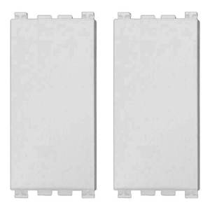 2 Piezas de Cubiertas para Llaves Compatibles con Vimar Arke, 1P Blanco, Cubierta para Orificio de Llave Falsa para Interruptores - Product Image 1