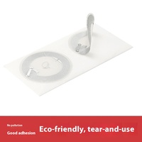 Etiqueta Adhesiva de Papel con Código QR NFC para Redes Sociales, Redonda de 25 mm, Etiqueta RFID de 13.56 MHz, Chip FM11NT022, Rollo Personalizado Resistente al Agua