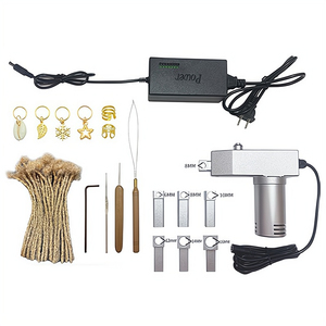 <span class=keywords><strong>Máquina</strong></span> Eléctrica para Hacer Rastas, Kit <span class=keywords><strong>de</strong></span> Herramientas <span class=keywords><strong>de</strong></span> Ganchillo, <span class=keywords><strong>Máquina</strong></span> Automática para Trenzar Cabello con Cabezales <span class=keywords><strong>de</strong></span> 6MM-16MM - Product Image 5