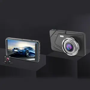 Camera Hành Trình DVR Ổ Đĩa Xe Hơi Máy Quay Video Gương Chiếu Hậu Xe Hơi Hộp Đen Máy Ghi Âm Lái Xe Hơi Ống Kính Kép 1080P