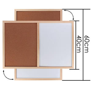 Service OEM disponible, facile à installer, combinant <span class=keywords><strong>tableau</strong></span> effaçable magnétique et <span class=keywords><strong>tableau</strong></span> en liège pour la planification, l'étude et les présentations - Product Image 2