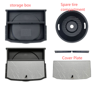 Organisateur de coffre arrière en PP pour RAV4 2026 – Boîte de rangement dissimulée pour bagages, accessoires de décoration intérieure