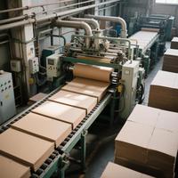 Papier kraft fin, léger et flexible, convient pour l'emballage délicat.