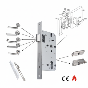 Sinon ล็อกโรงแรมมาตรฐานสหภาพยุโรปแบบมีร่องมาตรฐานอียูล็อคร่างกายแบบมีร่อง - Product Image 1