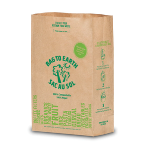 Thân thiện với môi nhà bếp chất thải thực phẩm dùng một lần không thấm nước compostable Kraft Túi giấy với PLA phim - Product Image 3