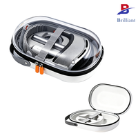 Étui de voyage EVA grande capacité pour casque VR, boîte de rangement anti-chute et anti-poussière pour casque VR, manettes tactiles et câbles de charge
