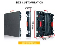 Экономичный светодиодный дисплей серии Vcore p 3,91, для внутреннего и наружного использования, в наличии